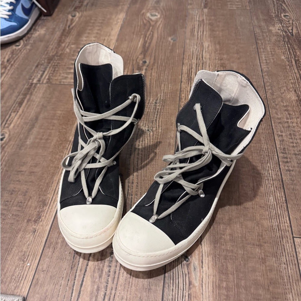Black High-Top Sneakers